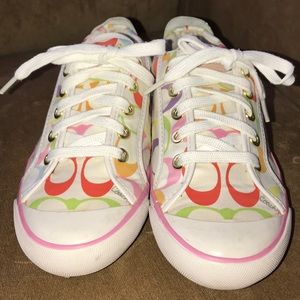 Coach Multicolor Barrett Signature C Logo Shoes